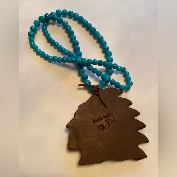 Sookie Sookie Signed Big Chief Necklace & Pendant - Picture 6 of 13